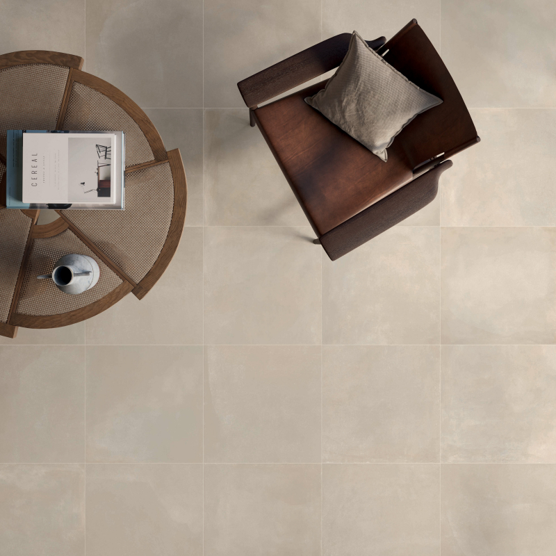 CAESAR lancio Prima Avio 120x120 Chalk 120x120 Ecru 60x60 LIVING PART 5